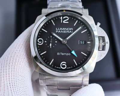 Panerai Luminor Marina 316L Steel Mechanical Movement Black Watch